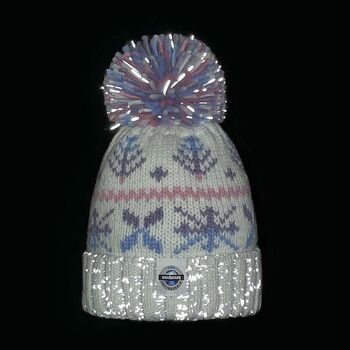 Pastal Ice Crystal Nordic Reflective Super Bobble, 2 of 5