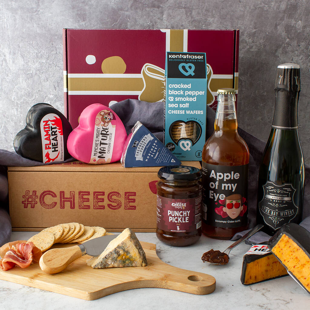The Date Night Cheese Gift Hamper By The Chuckling Cheese Company