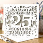 Personalised Wedding Anniversary Card, thumbnail 2 of 3