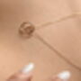 9ct Solid Gold Duo Flow Pendant Necklace, thumbnail 2 of 5