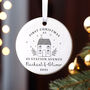 Personalised New Home First Christmas Bauble, thumbnail 1 of 3