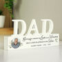 Personalised Botanical Dad Memorial Ornament, thumbnail 3 of 4