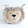 Children's Lion Toy Storage Basket In Beige, thumbnail 2 of 6