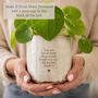 Personalised Plant Pot For Her | Custom Name And Message, thumbnail 5 of 7
