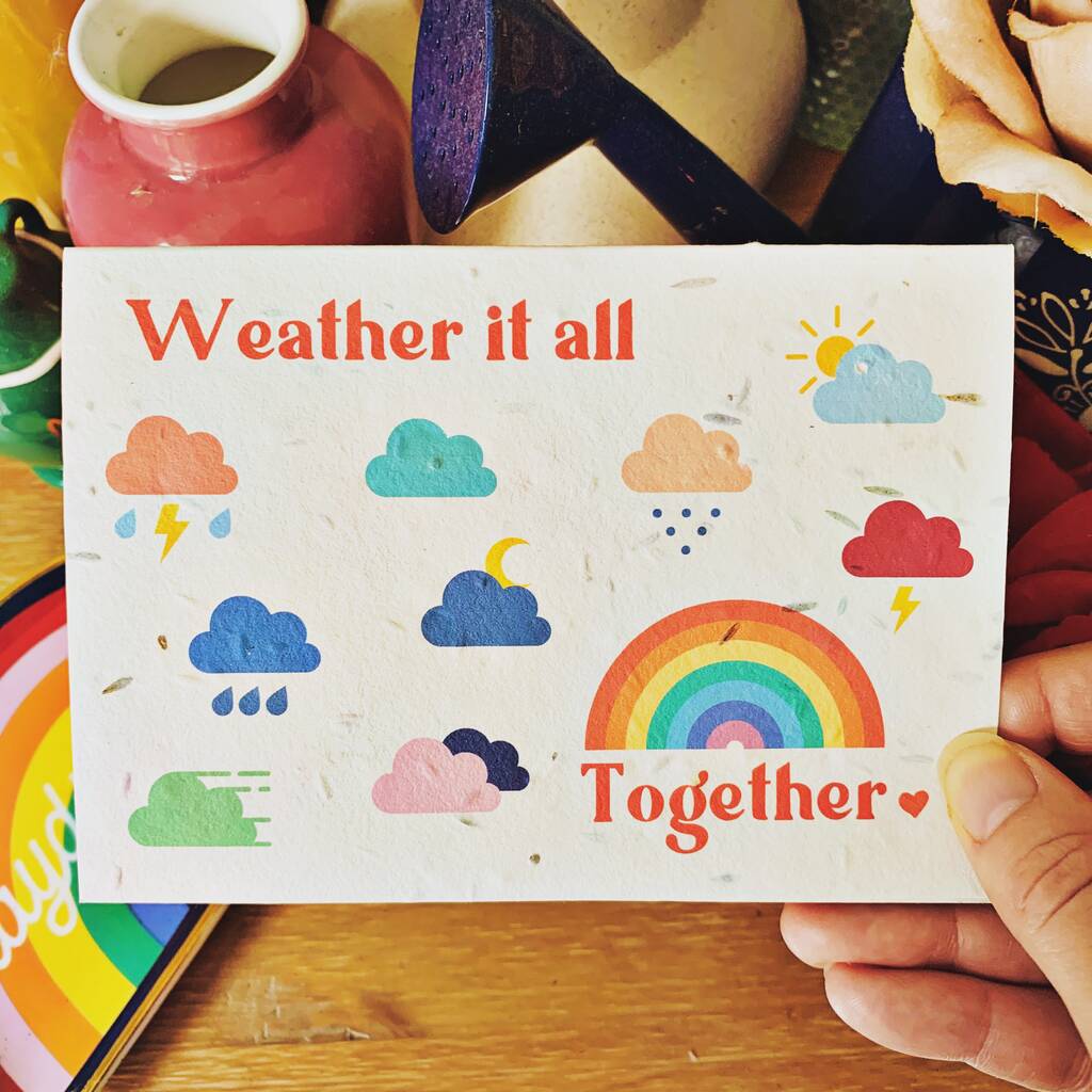 Plantable Weather It All Together Card Recycled, 1 of 2