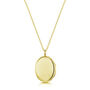 Little Personalised 18 K Gold Plated Oval Locket, thumbnail 7 of 11