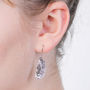 Simple Feather Earrings, thumbnail 1 of 6