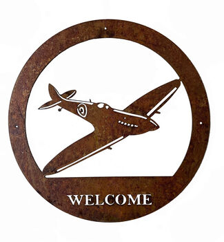 Spitfire Garden Wall Art Small And Large Available, 2 of 2