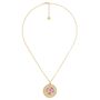 Woven Round Disc Pendant Necklace, thumbnail 2 of 2