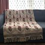 Block Printed Colourful Cotton Sofa Throw, thumbnail 7 of 12