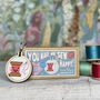 You Make Me Sew Happy! Mini Matchbox Cross Stitch Kit, thumbnail 4 of 12
