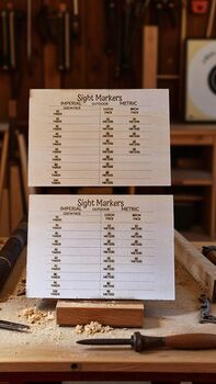 Custom Archery Scoreboard And Sightings Set Plus Pen, 10 of 10