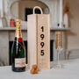 Personalised 3D Birth Year Bottle Box, thumbnail 6 of 8