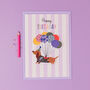 Personalised Dog Birthday Card With Stickers, thumbnail 5 of 7