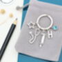 Personalised Doctor | Nurse Keyring Graduation Gift, thumbnail 3 of 9