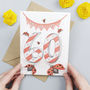 Happy 60th Birthday Greeting Card Ladybirds, thumbnail 2 of 2