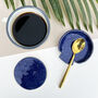 Dark Blue Ceramic Coasters, thumbnail 2 of 8
