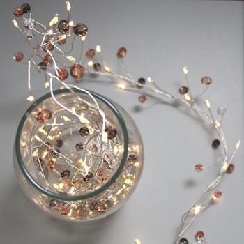 Coco Bead Cluster Mains Or Battery Fairy Lights, 2 of 8