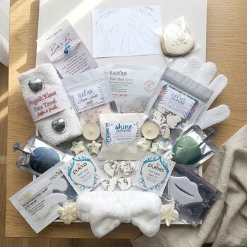Something Blue Bride To Be Wedding Pamper Hamper, 4 of 12