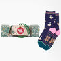 Silly Goose Bamboo Socks Women's Christmas Cracker Hanging Tree Decoration, thumbnail 1 of 5