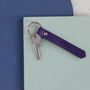 New Home Personalised Leather Keyring, thumbnail 2 of 9