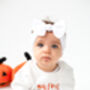 Child's 'My First Halloween' Embroidered Sweatshirt Jumper Personalised With Child's Name, thumbnail 3 of 6