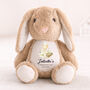 Personalised Christening Bunny Keepsake Gift, thumbnail 1 of 2