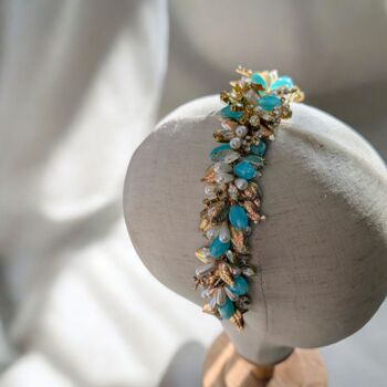 Turquoise Halo Headpiece, 9 of 12