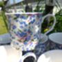 Set Of Six China Palace Mugs In Forget Me Knot Chintz Design, thumbnail 5 of 8