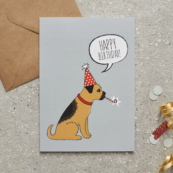 Border Terrier Organic Cotton Tea Towel, 10 of 12