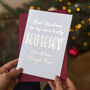 Personalised Foil 'First Christmas As My Mummy' Card, thumbnail 3 of 3