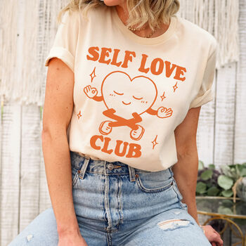 'Self Love Club' Trendy Tshirt, 2 of 7