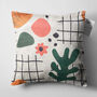 Abstract Cushion Cover With Plants And Flowers, thumbnail 5 of 7