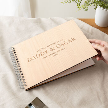 Personalised Wooden Special Memories Scrapbook, 2 of 2