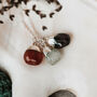 Tiny Single Surprise Tumbled Gemstone Calming Necklace, thumbnail 3 of 6