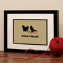Personalised Cat Lover Gift Print For One Or Two Cats, thumbnail 1 of 12