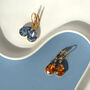 Teardrop Crystal Earrings, thumbnail 1 of 4