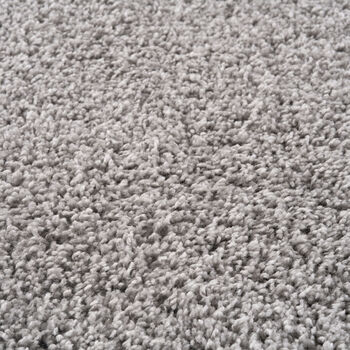 The Rugs Plain Grey Shaggy Rug, 5 of 12