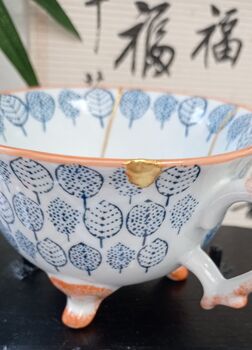 Kintsugi Decorative Footed Mug/Bowl, 3 of 4