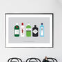 Personalised 'Let The Evening Be Gin' Print, thumbnail 2 of 10