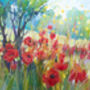 Poppies In A Meadow Painting, thumbnail 10 of 10