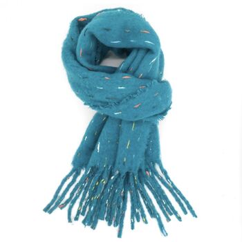 Winter Dash And Tassel Scarf, 4 of 9