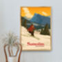 Samoens Ski Resort France Travel Poster Art Print, thumbnail 5 of 8