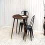 Ound Wooden Dining Room Table, Narrow Dine Table, thumbnail 7 of 12