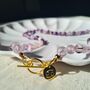 Amethyst Zodiac Crystal Necklace With Clasp, thumbnail 2 of 11