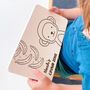 Monkey Design Personalised Toddler Breakfast Board, thumbnail 2 of 5
