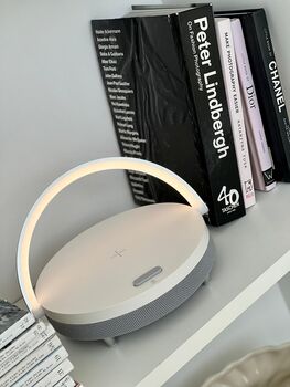 White LED Lamp Bluetooth Speaker And Wireless Charger, 5 of 6