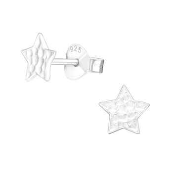 Shine Bright Star Sterling Silver Earrings, 4 of 6