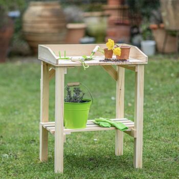 Childs Wooden Potting Table, 2 of 3
