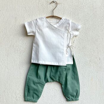 Organic Koi Children's Outfit Set, 8 of 10